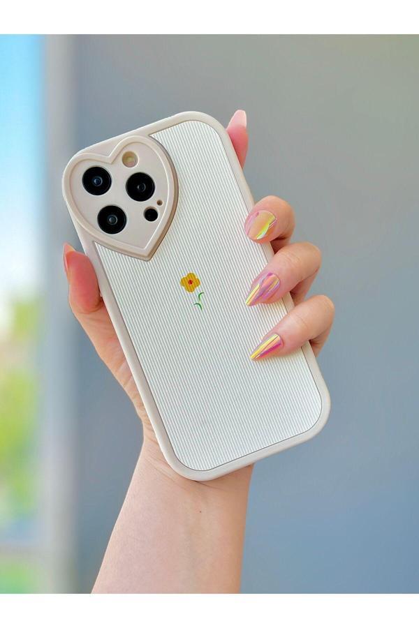Miraz Tasarim Iphone 15 Promax Papatya Çiçek Desenli Kılıf - Image 1