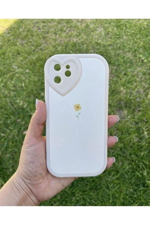 Miraz Tasarim Iphone 12 Papatya Desen Kılıf - Image 1