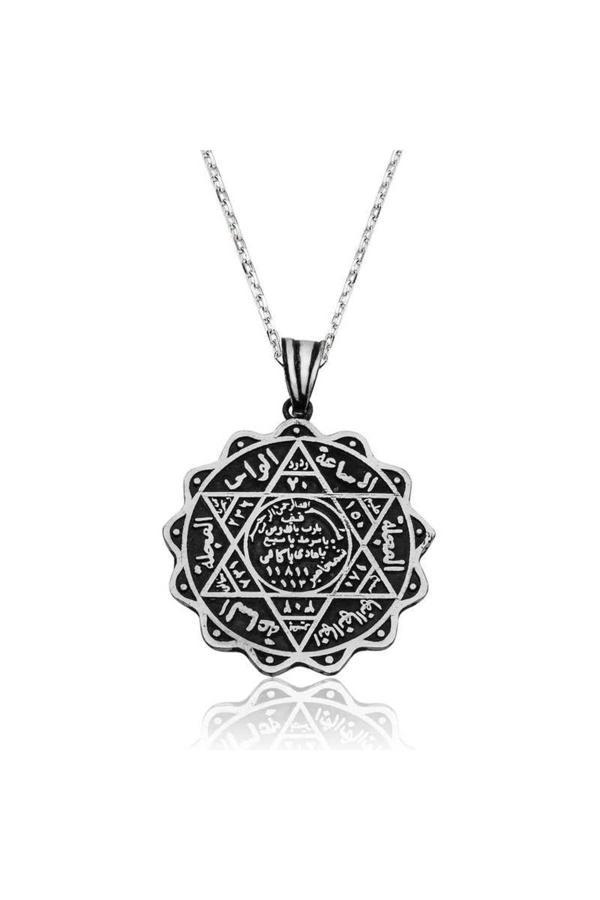 Armagano Gümüş Süleyman Mührü Kolye - Image 1