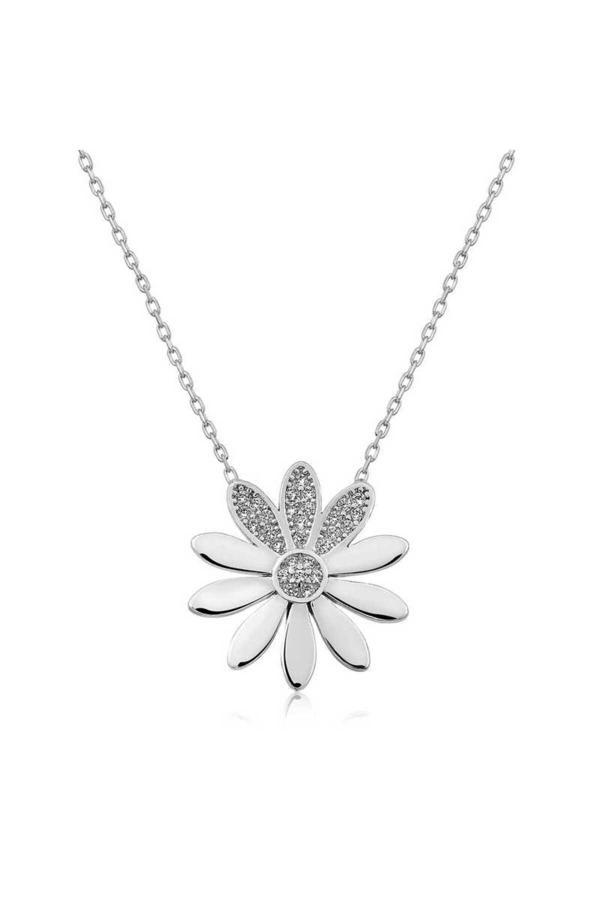 Armagano Gümüş Çiçek Kolye - Image 1