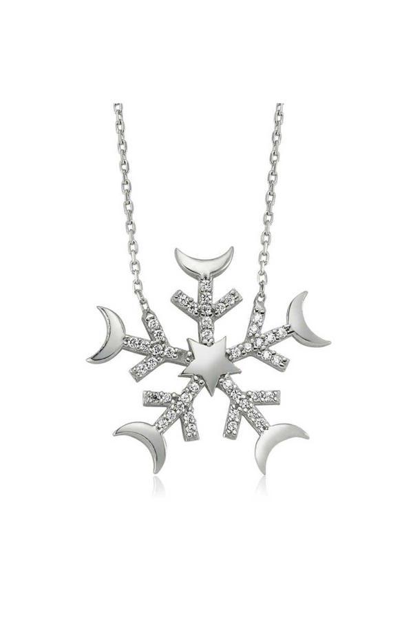 Armagano Gümüş Kar Tanesi Kolye - Image 1