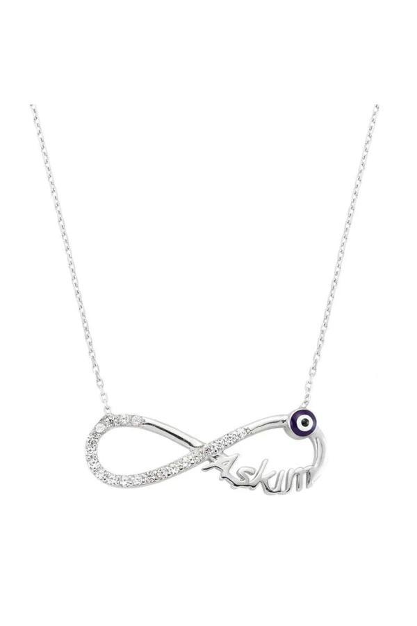 Armagano Gümüş Aşkım Sonsuzluk Kadın Kolye - Image 1