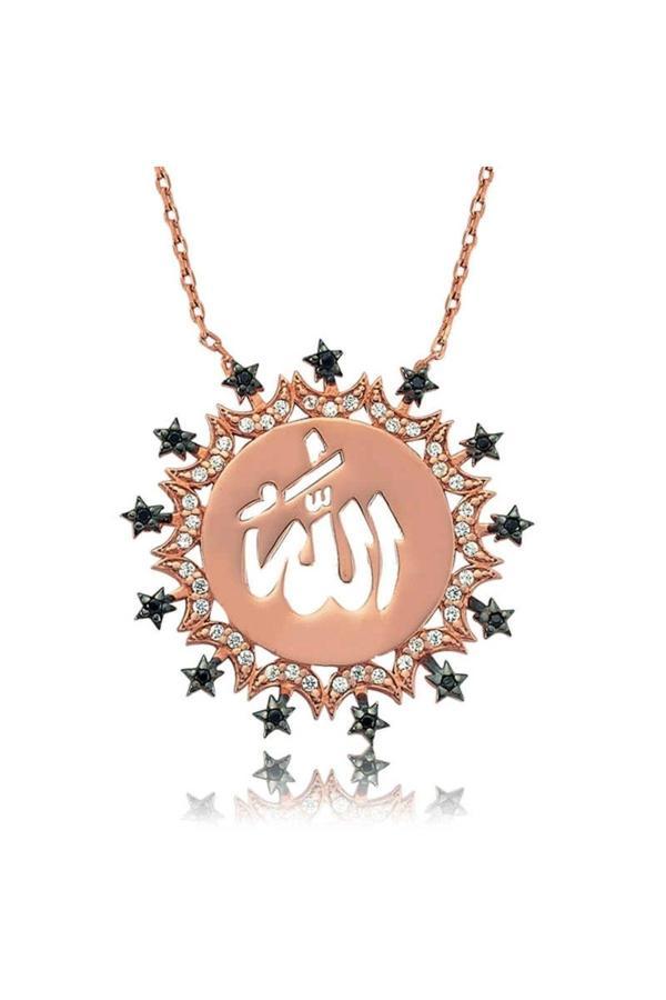 Armagano Gümüş Allah Yazılı Kolye - Image 1