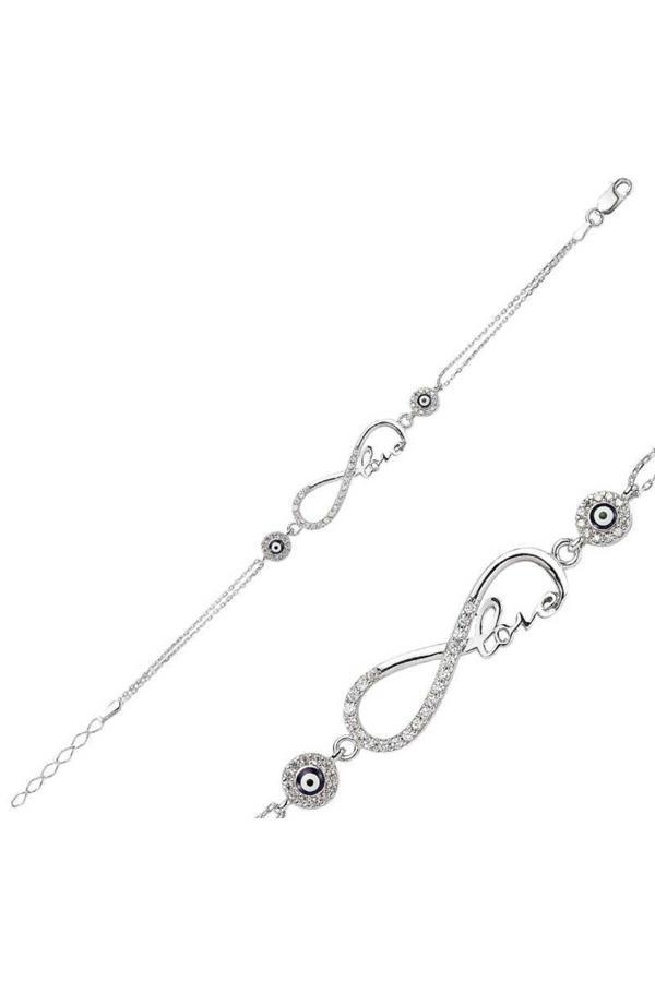 Armagano Gümüş Sonsuzluk Love Bayan Bileklik - Image 1