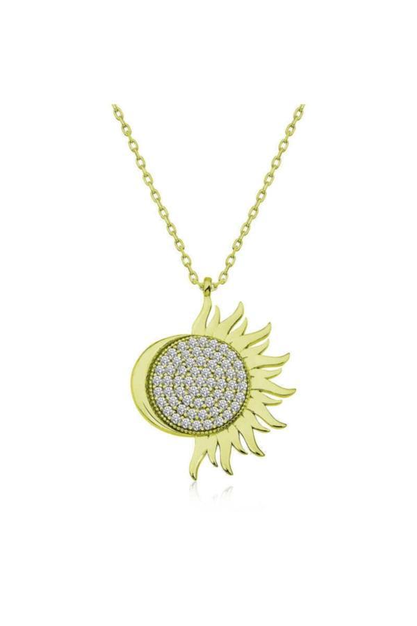 Armagano ?Gümüş Gold Mihrimah Sultan Kadın Kolye - Image 1