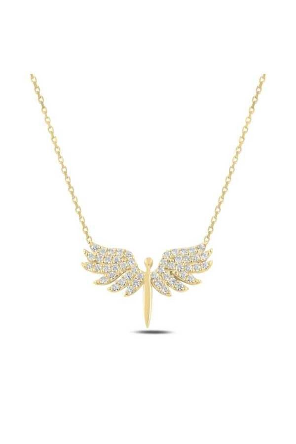 Armagano Gümüş Gold Mikail Meleği Kolye - Image 1