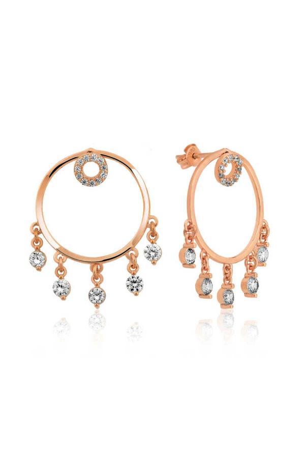 Armagano Gümüş Halka Küpe - Image 1