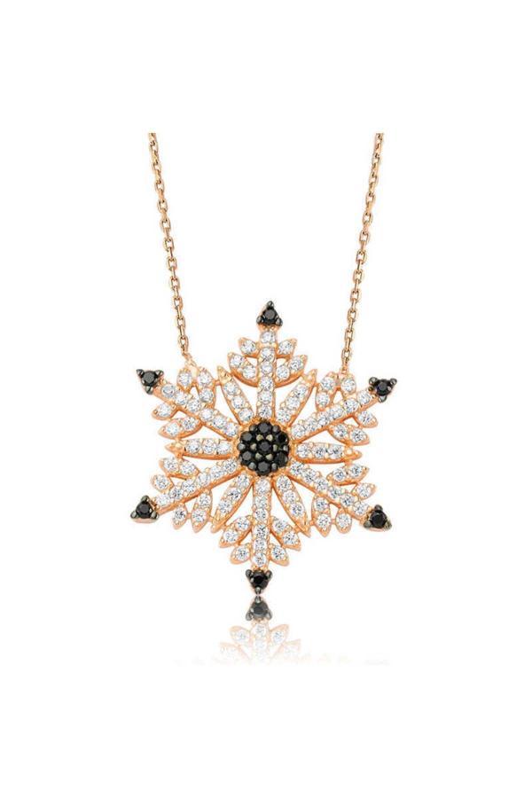 Armagano Gümüş Kar Tanesi Kolye - Image 1