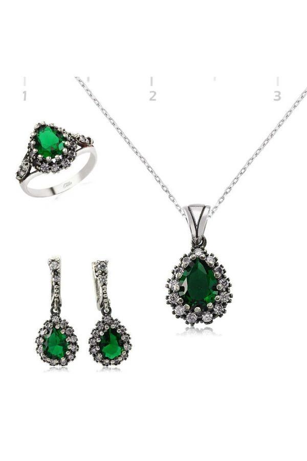 Armagano Gümüş Hürrem Sultan Bayan Set - Image 1