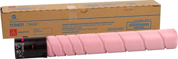 Konica Magenta Kırmızı Orjinal Fotokopi Toneri Bizhup C227-287-367 21.000 Sayfa Kapasiteli Tn-221M - Image 1