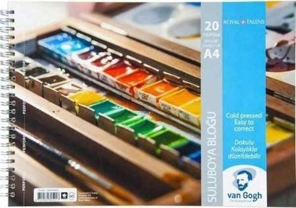 Üçka A5 Van Gogh Suluboya Bloğu Spiralli 300 Gr. 20 Yaprak T300A54020 - Image 1