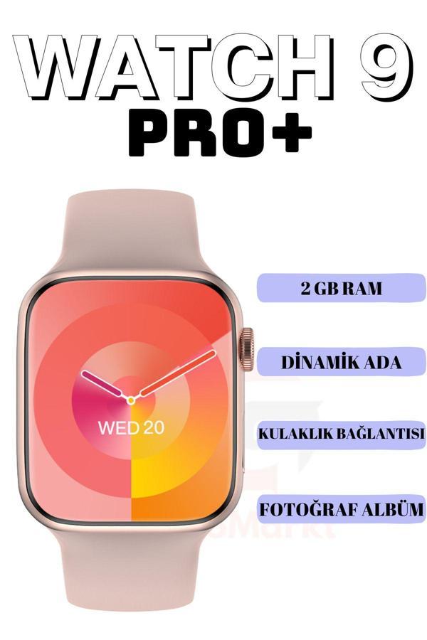 Gomarkt Watch 9 Pro Plus Serisi Akıllı Saat Dinamik Ada/ 2 Gb Ram/ Çift Kordon 2024 Model - Image 1