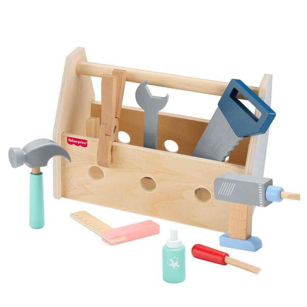 Fisher-Price Ahşap Tamir Kutusu Seti HYG50 - Image 1