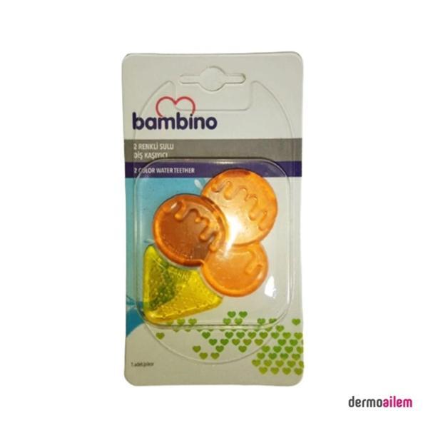 Bambino 2 Renkli Sulu Diş Kaşıyıcı Turuncu Sarı P0656 - Image 1