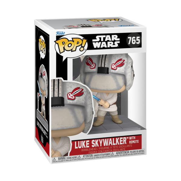 Funko Pop Star Wars Luke Skywalker With Remote Figür #765 - Image 1
