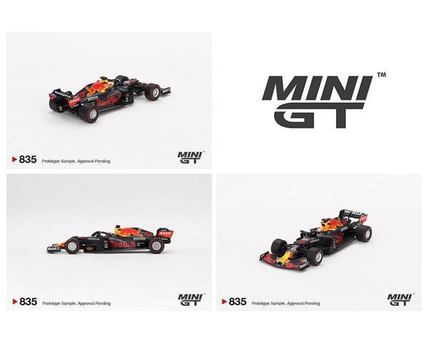 Mini GT 1:64 Red Bull RB16B #33 Max Verstappen F1 2021 Model Araba - Diecast Koleksiyon - Image 1