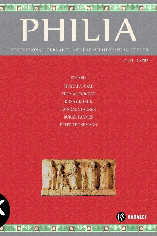 Kabalcı Yayınları Philia Volume: 3 2017 - Kabalcı Yayınevi - Image 1