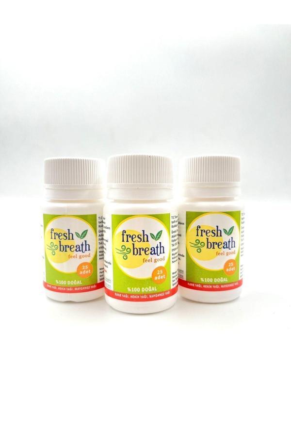 Fresh Breath 3 Kutu 25'Li Ağız Kokusu Önleyici, Nefes Temizleyici - Image 1