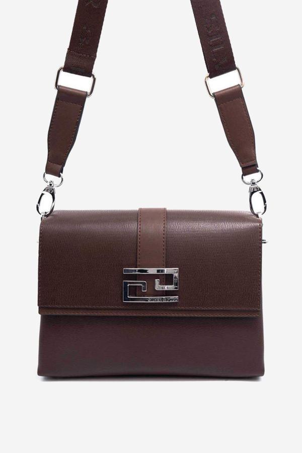 SİLVER POLO 1009 Kadın Çapraz Çanta KAHVE/NİX KAHVE - Image 1