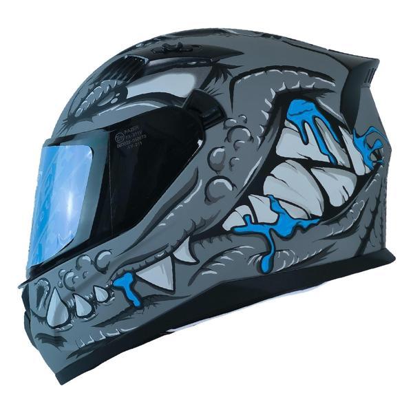 Motosiklet Kask Ece 22.R06 Double Vizörlü Full Face Motor Kaskı Alligator - Image 1