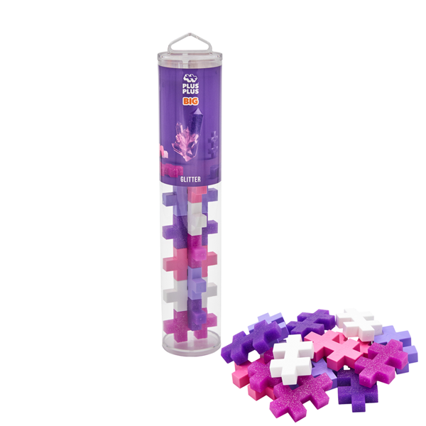 PLUS-PLUS BIG GIIITER  / 15 PCS  TUBE - Image 1
