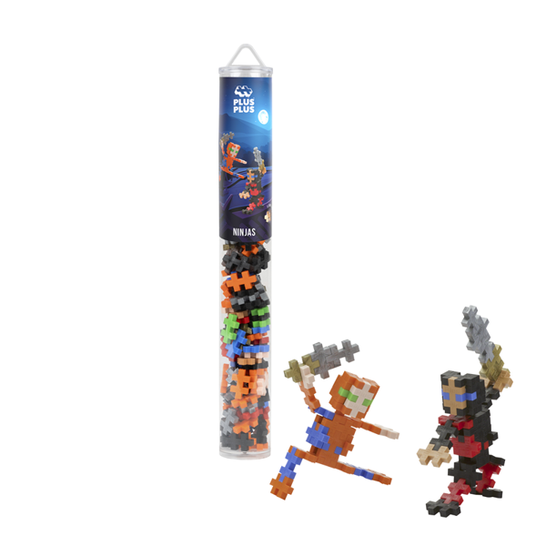 PLUS-PLUS NİNJAS / 100 PCS TUBE - Image 1