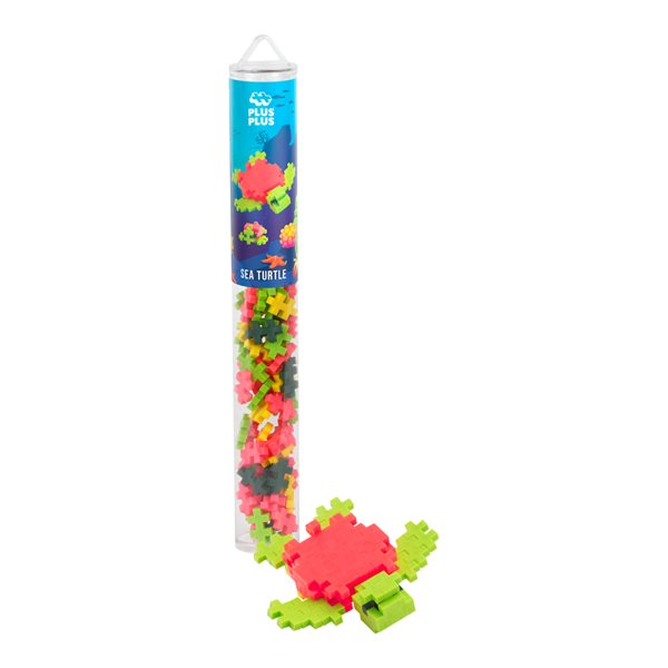 PLUS-PLUS SEA TURTLE / 100 PCS TUBE - Image 1