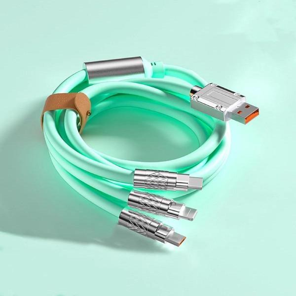 Ithink 3ın1 Metal Başlıklı Çoklu Şarj Kablosu K50 Type-c Micro Lıghtnıng - Image 1