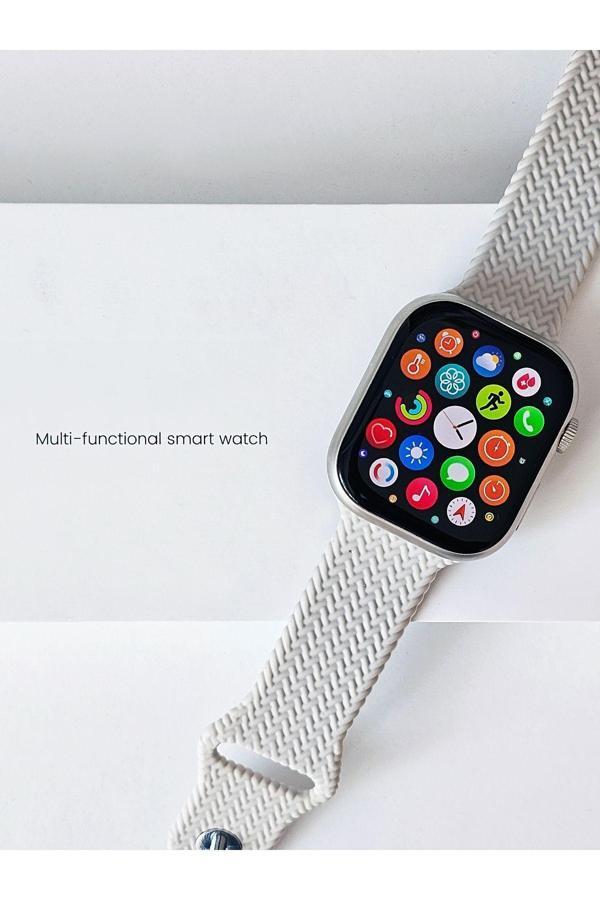 Pengraph Design For İdea Hk9 Pro Akıllı Saat - 2.02"İnch Amoled Ekran 2 Kordon - 45Mm - Ios Ve Android Uyumlu - Image 1