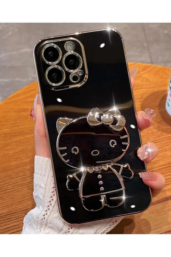 Pengraph Design For İdea Hello Kitty Görünümlü Aynalı Universal Tip Telefon Standı - Image 1