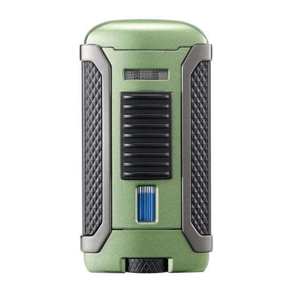 Colibri Apex Tek Torch Pürmüz Metalik Yeşil-Siyah Puro Çakmağı - Image 1