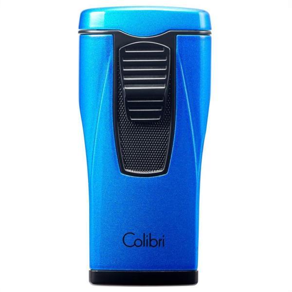 Colibri Monaco 3 Torch Pürmüz Metalik Mavi Puro Çakmağı - Image 1