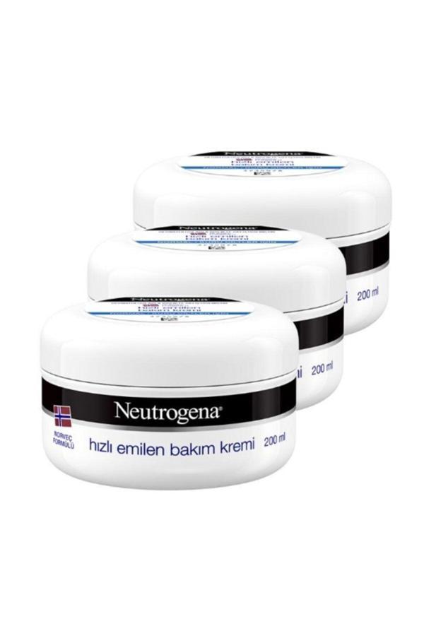 Norveç Formülü Hızlı Emilen Bakım Kremi 200 Ml X 3 Ad - Image 1