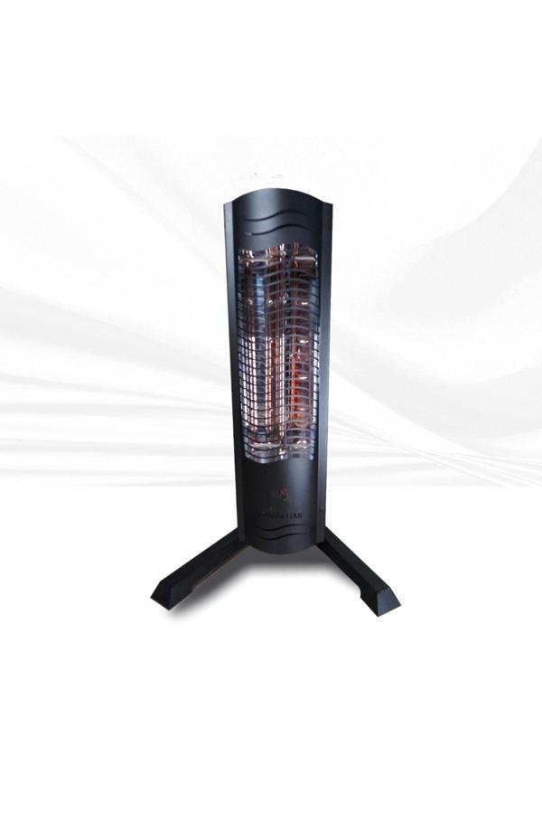 Normgas Nmg001 -1-1500 Nmg Dikey Ayaklı Elektrikli Isıtıcı Kumandalı Siyah Mtn Es 1500W - Image 1