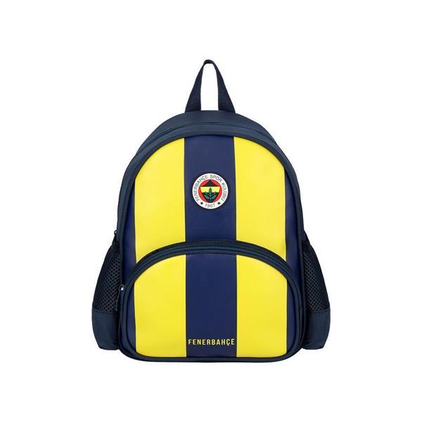 Fenerbahçe Anaokul Çantası Çubuklu Forma Desenli Suni Deri Anaokulu Çantası - Image 1