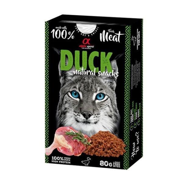 Alpha Spirit Natural Atıştırmalık Ördek Etli Kedi Ödülü 80 Gr - Image 1