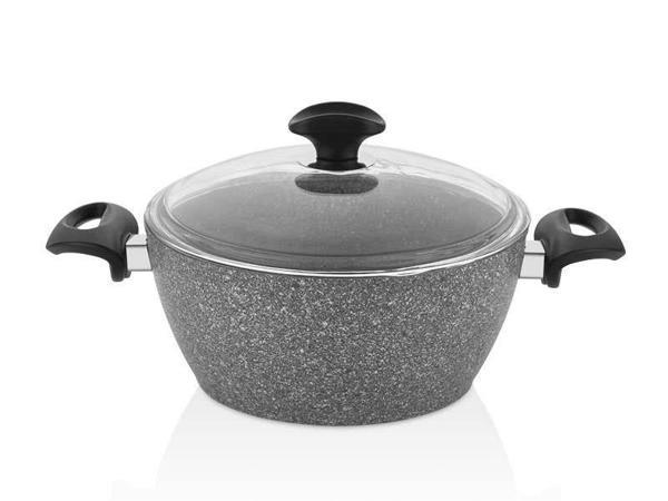 Falez Granit Derin Tencere 22 CM - Image 1
