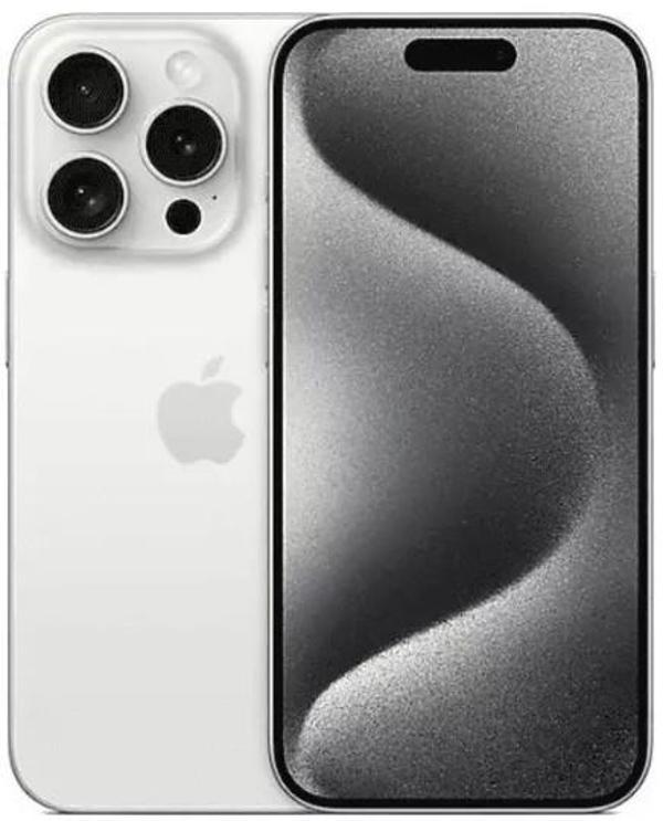 Yenilenmiş IPHONE 15 PRO MAX 256GB -A Kalite- Beyaz Titanyum - Image 1