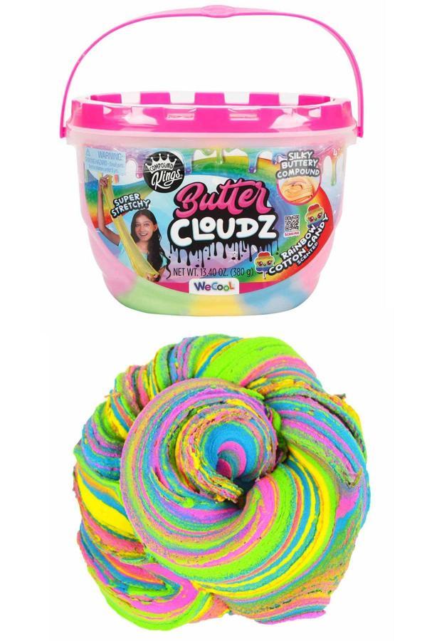 Butter Cloudz Rainbow Slime 380gr. ile Çek, Sık, Uzat: Stresi Atmanın En Renkli Yolu! - Image 1