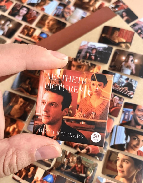 Amelie Filmi Kutu Sticker / Bullet Journal / Defter Süsleme/ Çıkartma / Scrapbook/ Retro - Image 1