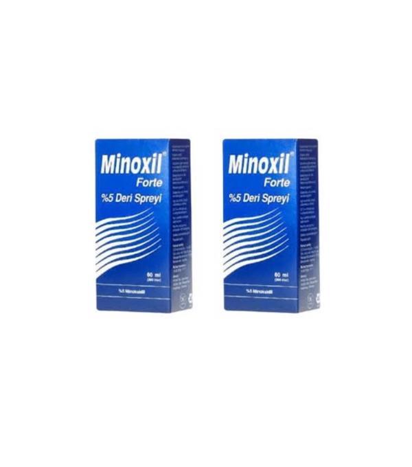 Minoxil Forte %5 Saç Sprey 2 KUTU - Image 1