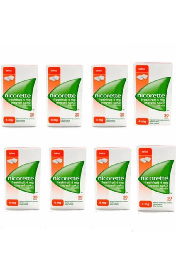 Niccorreetttte 4mg Meyveli Sakız 8 KUTU - Image 1