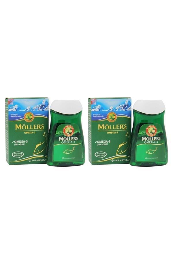 Möller's Omega 3 Balık Yağı 60 Kapsül 2'li Paket - Image 1