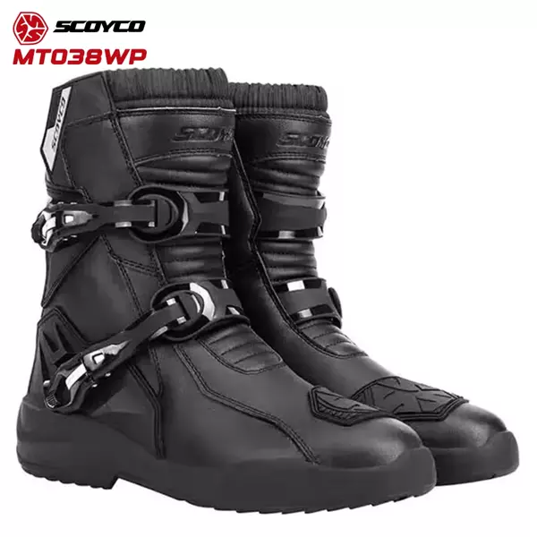 SCOYCO MT-038WP TURING KORUMALI UZUN BOT SİYAH - Image 1