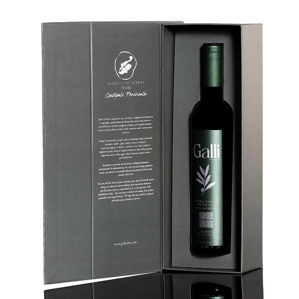 Galli Premium Soğuk Sıkım Natürel Sızma Zeytinyağı 500 ml Premium Kutu - Image 1