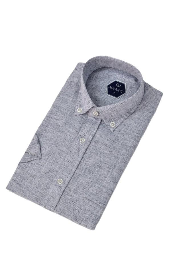 Erkek Klasik Tek Cepli Kısa Kol Gömlek BGL-ST04557 - Image 1