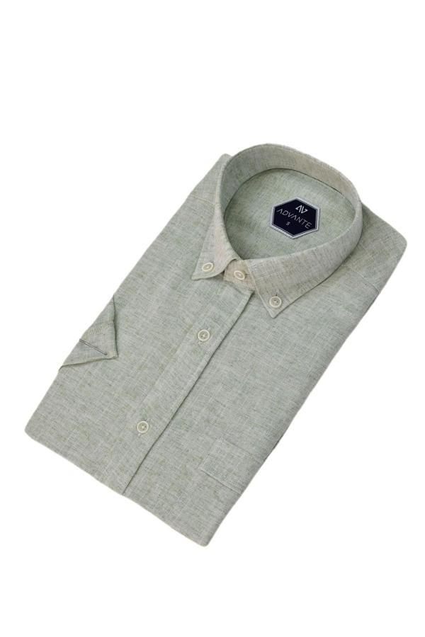 Erkek Klasik Tek Cepli Kısa Kol Gömlek BGL-ST04557 - Image 1