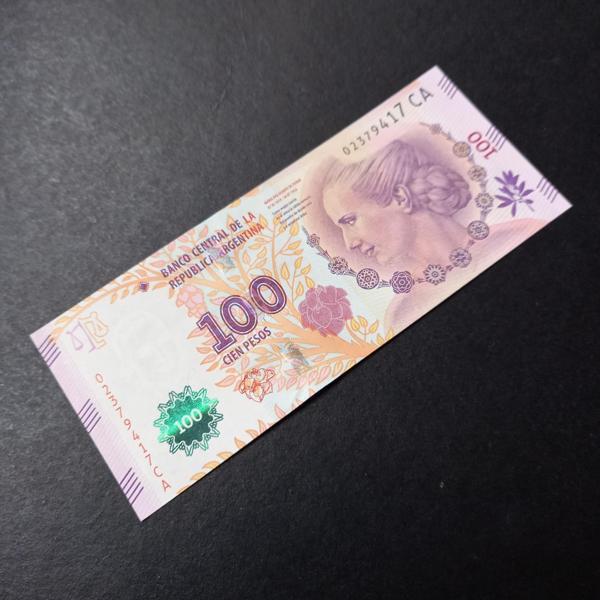 Escoines Koleksiyon 3996367f492d471cb5 Eva Peron Arjantin 100 Pesos ÇİL yabancı kağıt para - Image 1