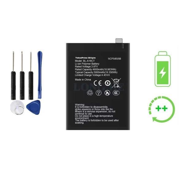 General Mobile Gm 21 Plus İle Uyumlu Güçlendirilmiş İthal Pil Batarya Bl-a18ct - Image 1