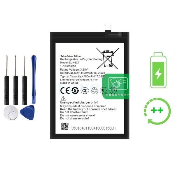  Tecno Camon 16 Premier ile Uyumlu  Güclendirilmis İthal Pil Batarya BL-44CT - Image 1